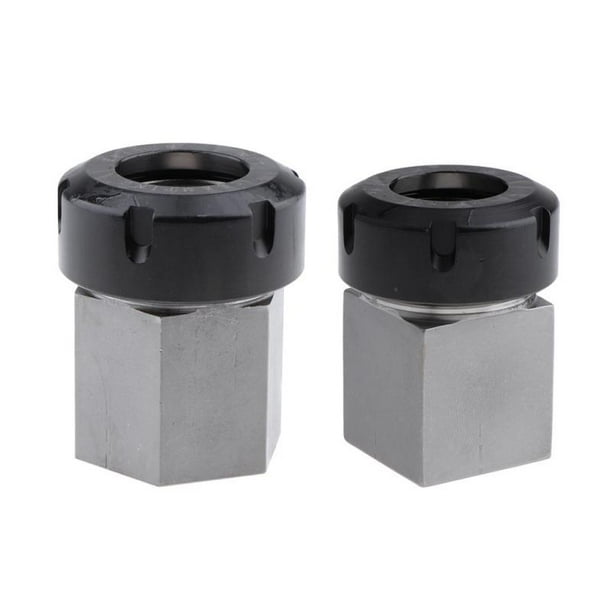 Square Collet Chuck Block Silver Carbon Steel High Accuracy CNC Lathe Tool Holder ER40 Square Collet Chuck Block Silver Carbon Steel High Accuracy CNC Lathe Tool Holder ER40